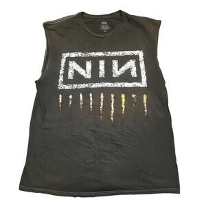 Nine Inch Nails Downward Spiral Sleeveless Tank Shirt Industrial Grunge Me